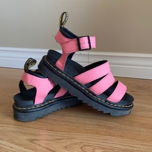 Pink Dr. Marten Sandals